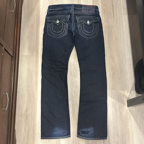 Black Waxed Ricky Super Ts - Picture 3 of 6